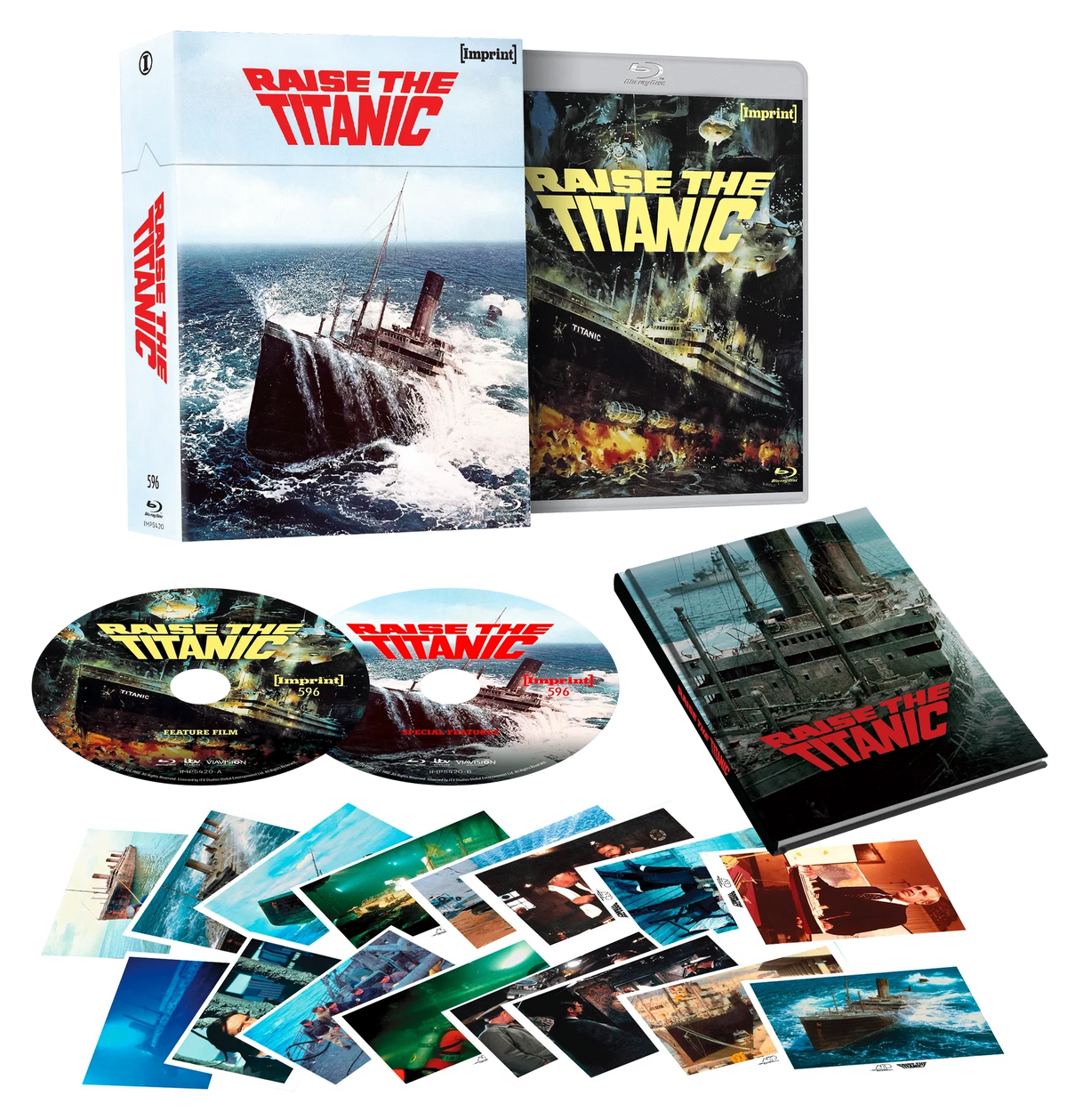Box contents of Raise the Titanic Limited Edition Hardbox [Blu-ray] (Australian Import)