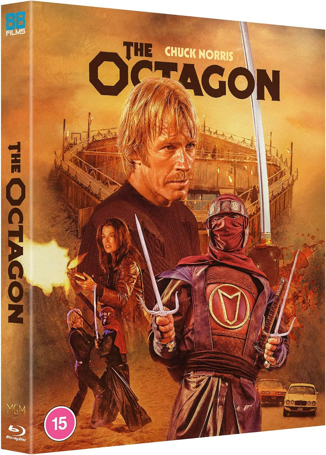 Front cover of The Octagon (UK Import) [Region B Blu-ray]