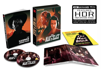 Box contents of The Man In Black Limited Edition (UK Import) [4K Ultra HD + Region B Blu-ray]