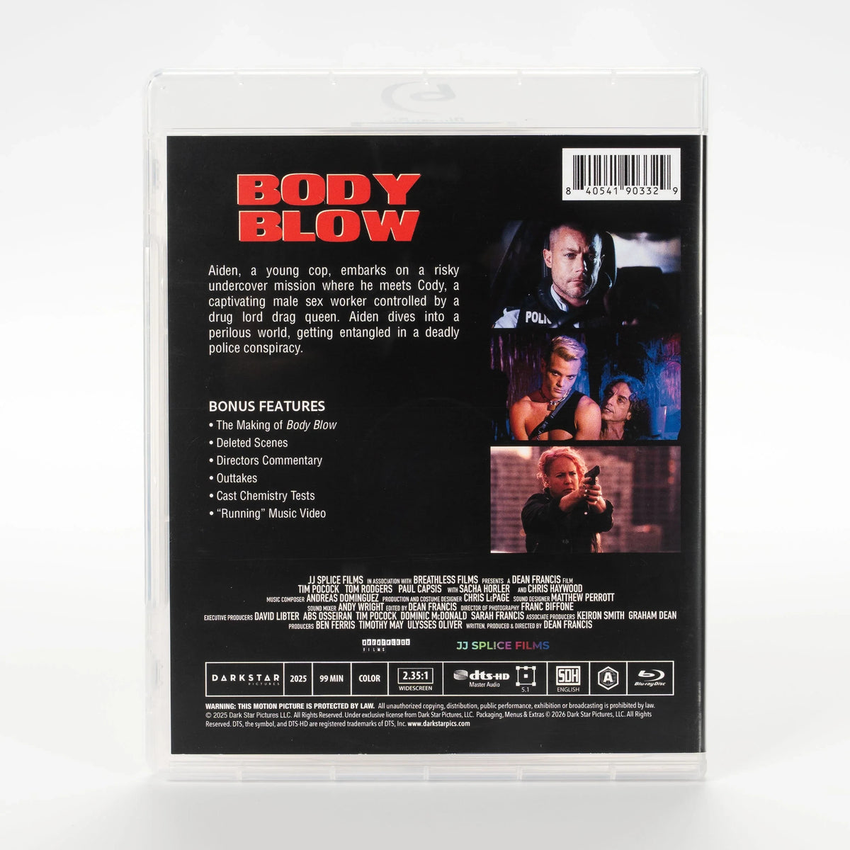 Back case of Body Blow [Blu-ray]