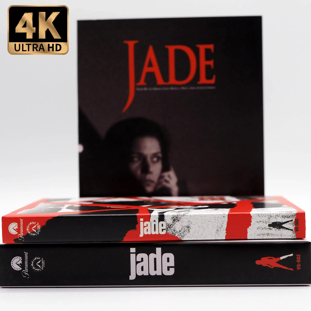 Open slipcase showing included slipcover of Jade [4K Ultra HD + Blu-ray Set]