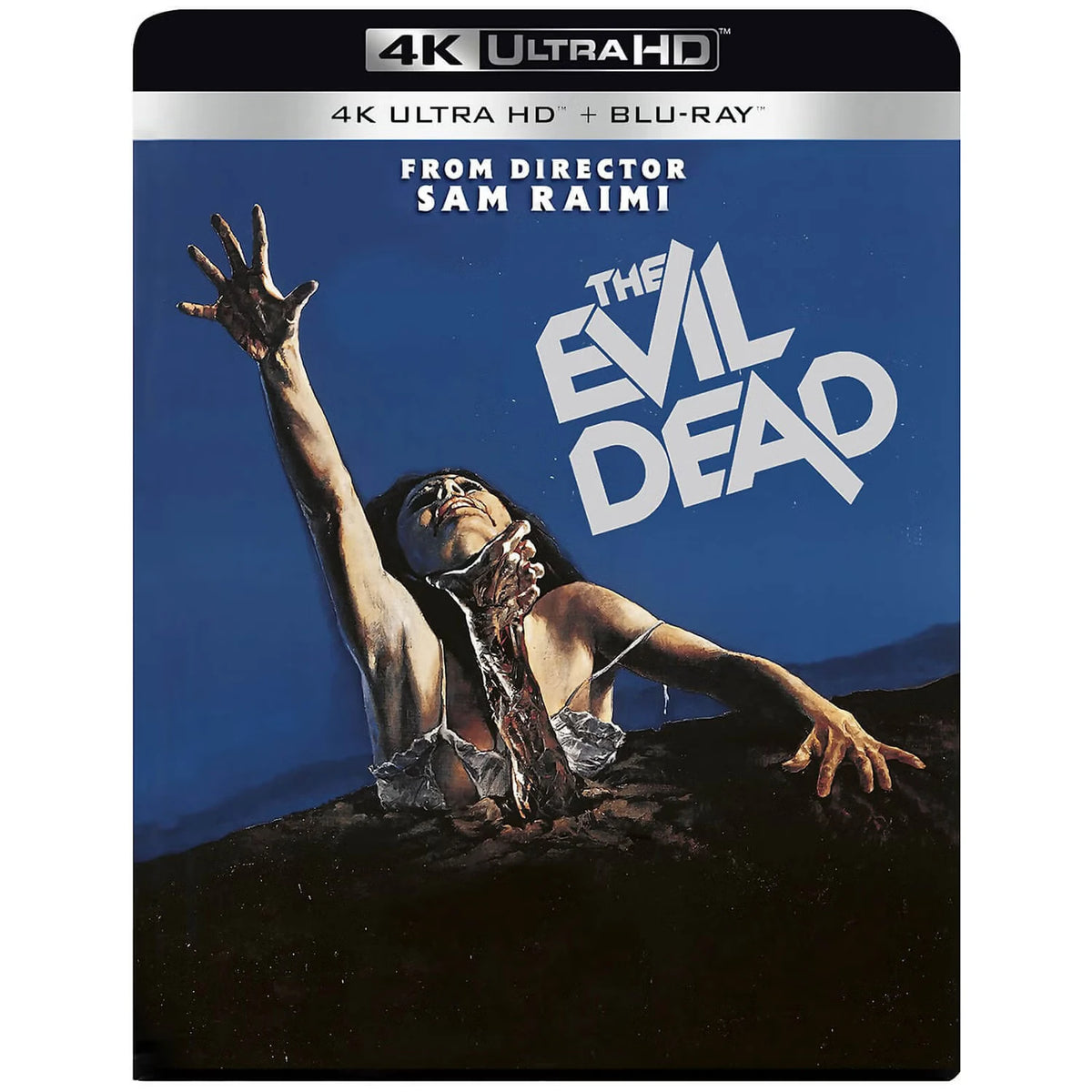 Front cover of The Evil Dead (1981) (UK Import) [4K Ultra HD + Blu-ray]