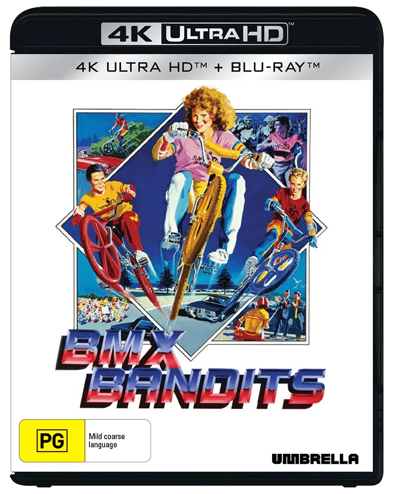 Front case of BMX Bandits (1983) [4K Ultra HD + Blu-ray]