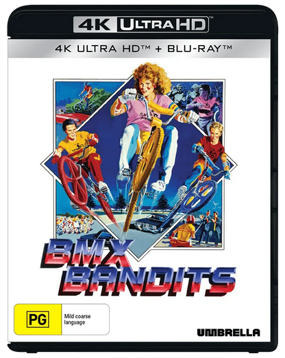 Front case of BMX Bandits (1983) [4K Ultra HD + Blu-ray]