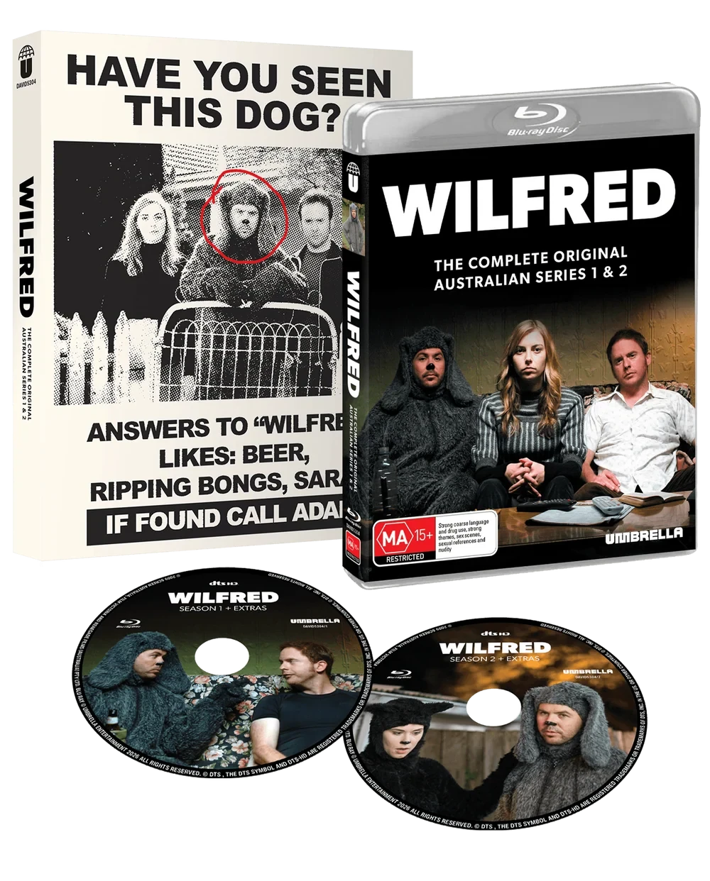 Packshot of Wilfred: Complete Series I & II [Blu-ray]