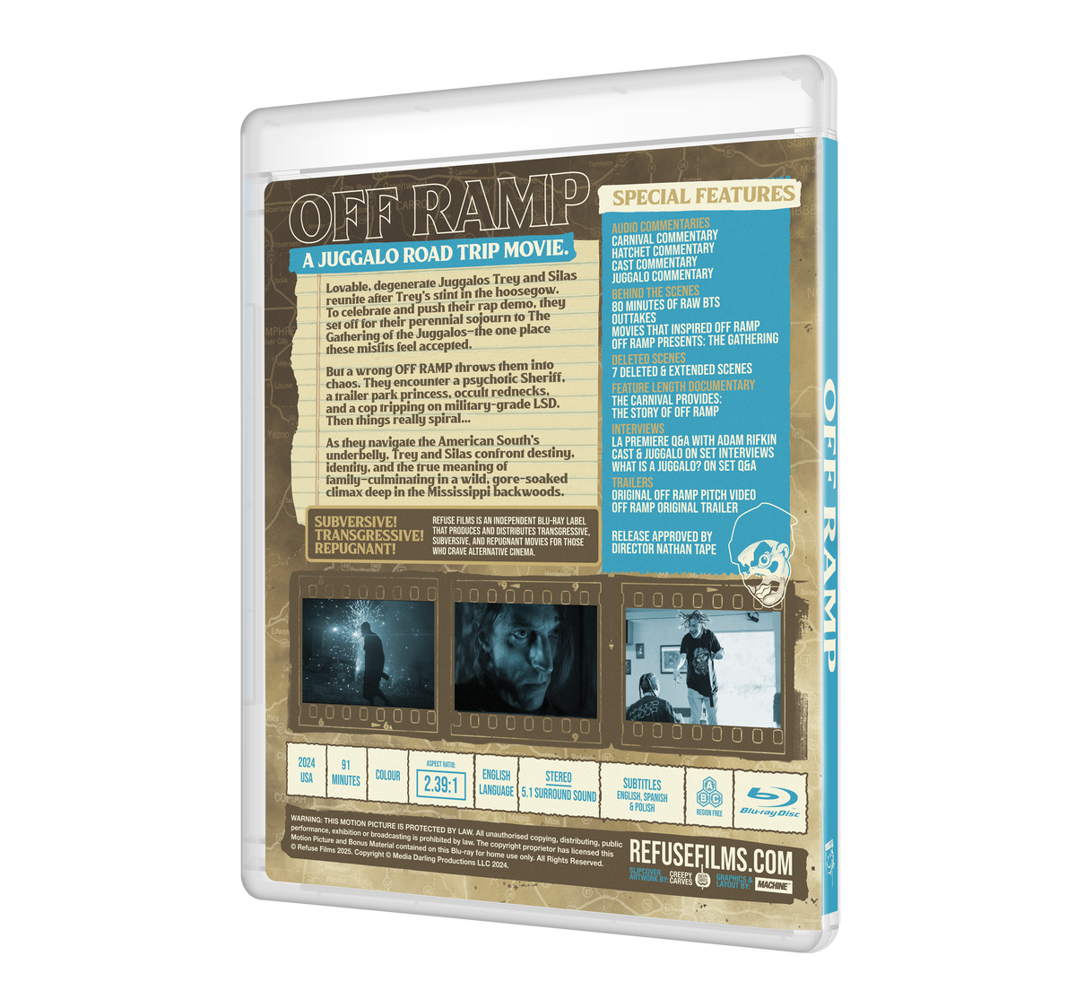 Back case of Off Ramp [Region Free Blu-ray]