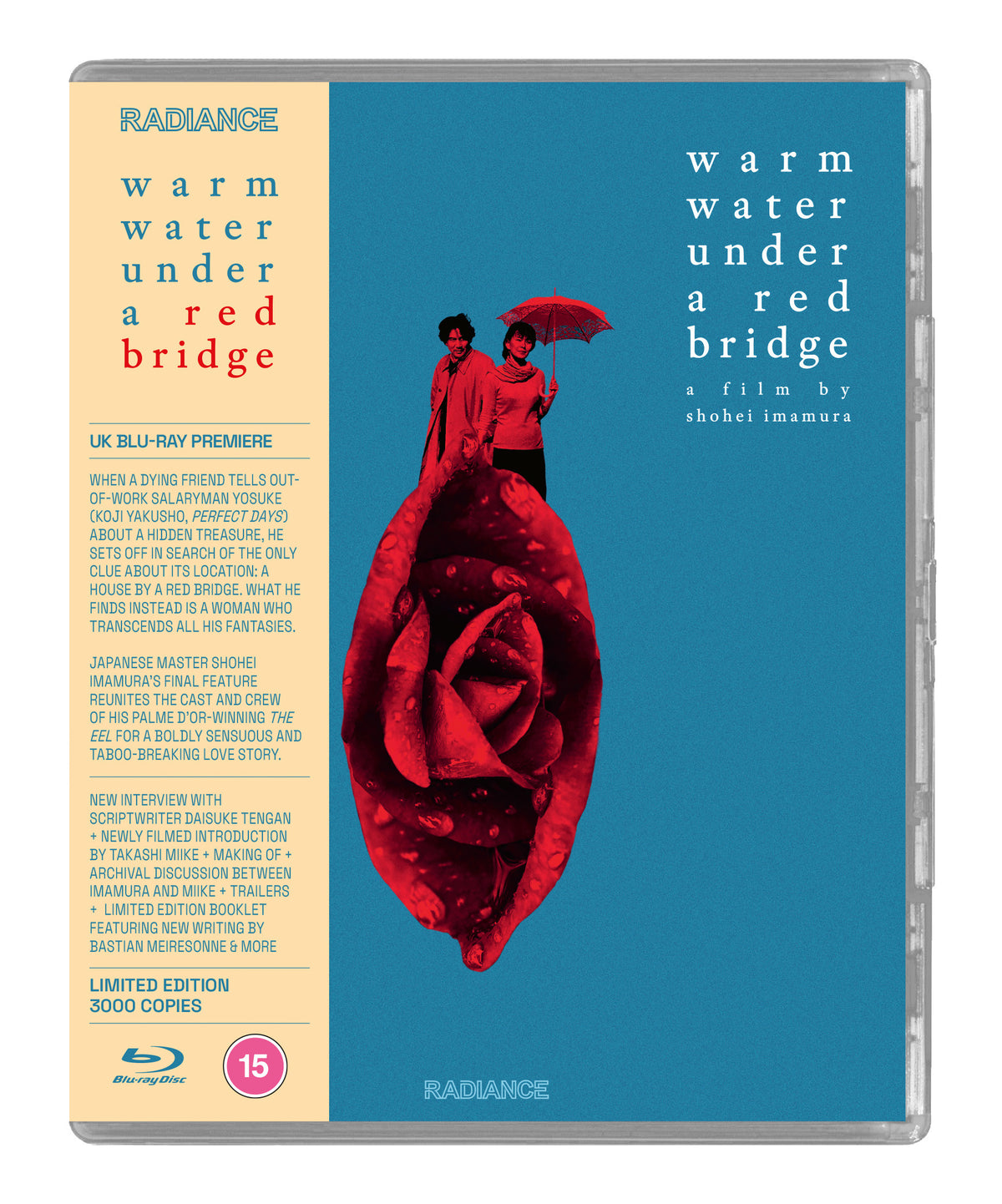 Front cover of Warm Water Under a Red Bridge (Limited Edition UK Import) [Region B Blu-ray]