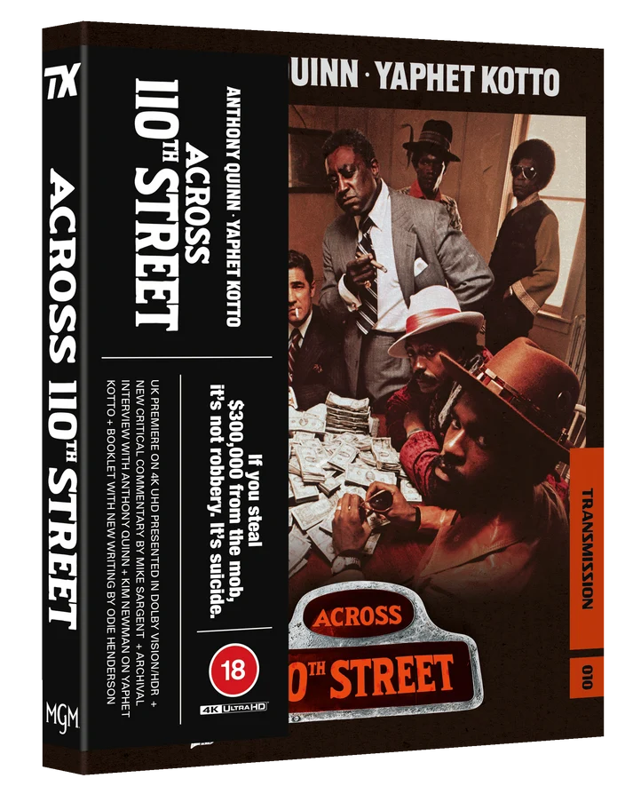 Front cover of Across 110th Street Limited Edition (UK Import) [4K Ultra HD + Region B Blu-ray]