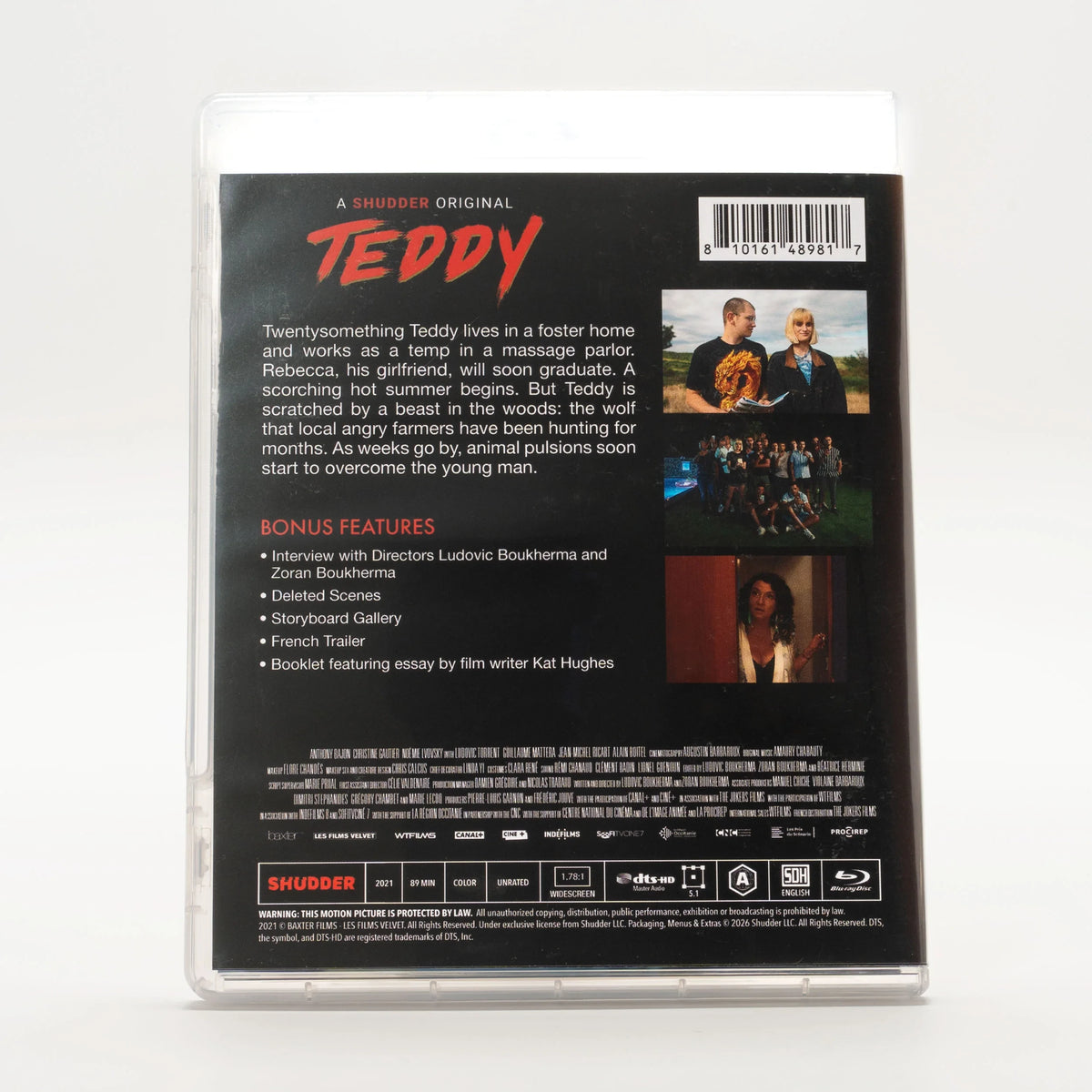Back case of Teddy [Blu-ray]