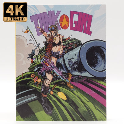 Front of booklet of Tank Girl [4K Ultra HD + Blu-ray]