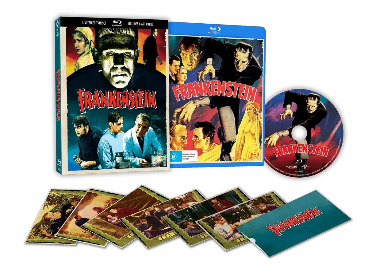 Packshot of Frankenstein (1931) Limited Edition Lenticular Hardcase [Blu-ray] (Australian Import)