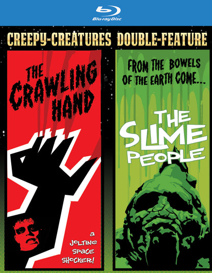 Front cover of Creepy-Creature Double-Feature: The Slime People + The Crawling Hand [Blu-ray]