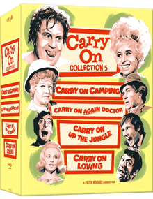 Front cover of Carry On... Film Collection 5 (1969 - 1970) Limited Edition [Blu-ray] (Australian Import)