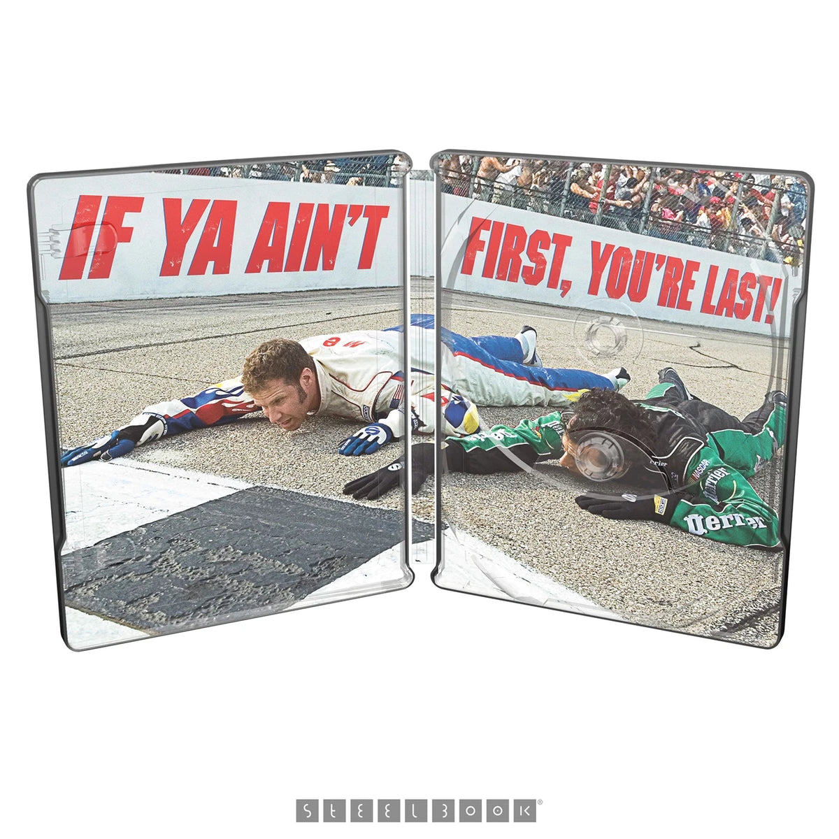 Inside cover of Talladega Nights Limited Edition Steelbook (UK Import) [4K Ultra HD + Blu-ray]