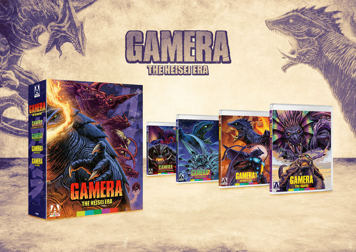 Box contents of Gamera: The Heisei Era [Blu-ray Set]
