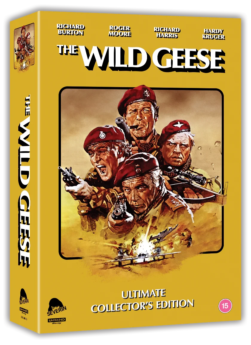 Front cover of The Wild Geese Collector's Edition (UK Import) [4K Ultra HD + Blu-ray]