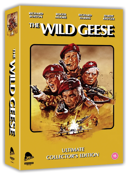 Front cover of The Wild Geese Collector's Edition (UK Import) [4K Ultra HD + Blu-ray]