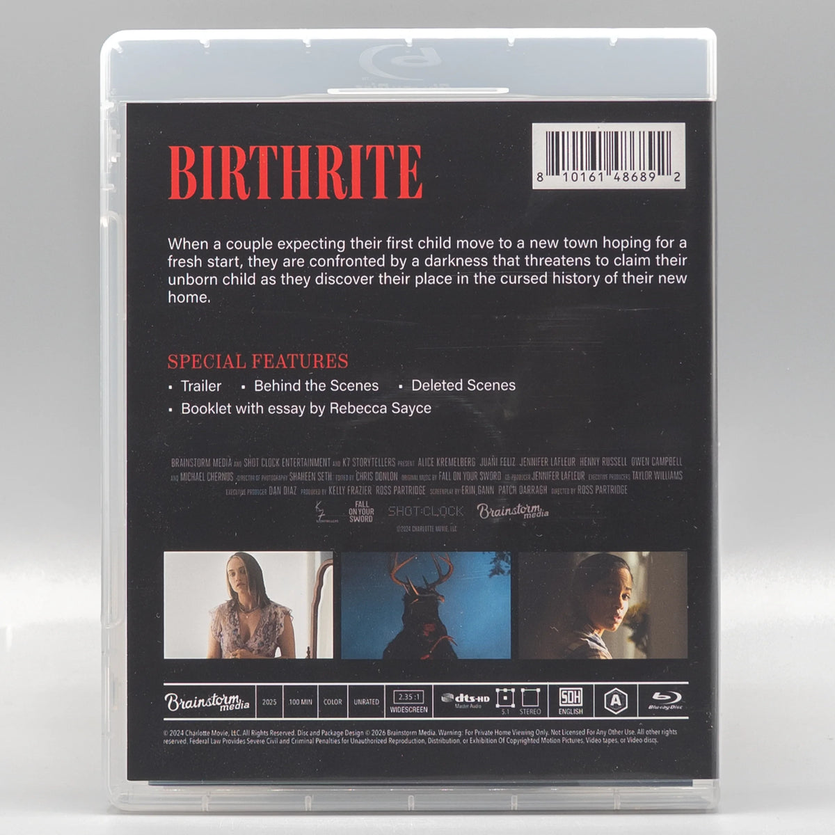 Back case of Birthrite [Blu-ray]