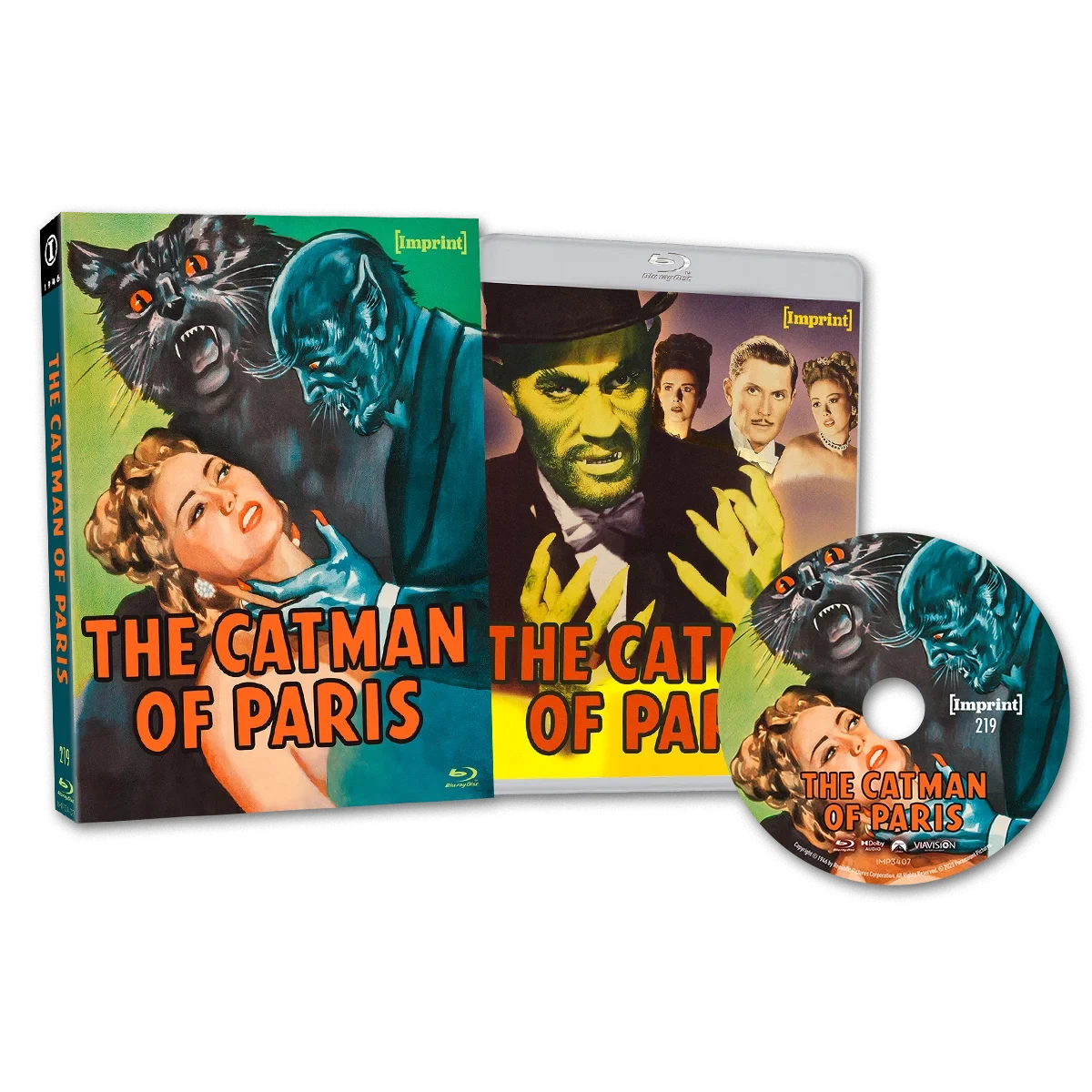 Packshot of The Catman of Paris (1946) Limited Edition [Blu-ray]
