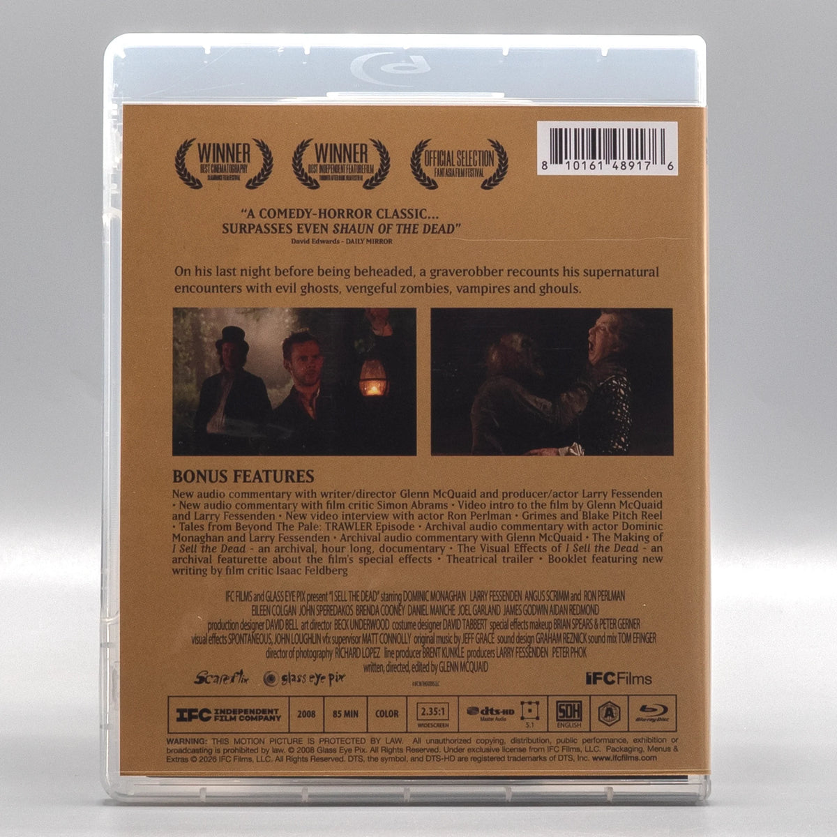 Back case of I Sell the Dead [Blu-ray]