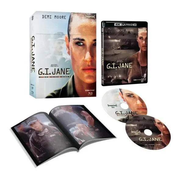 Box contents of G.I. Jane (1997) Limited Edition Hardbox [4K Ultra HD + Blu-ray] (Australian Import)