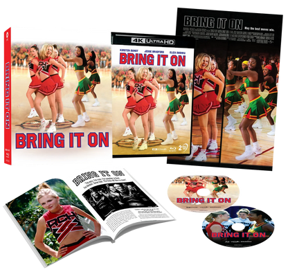 Box contents of Bring It On (2000) Lenticular Hardcase [4K Ultra HD + Blu-ray]