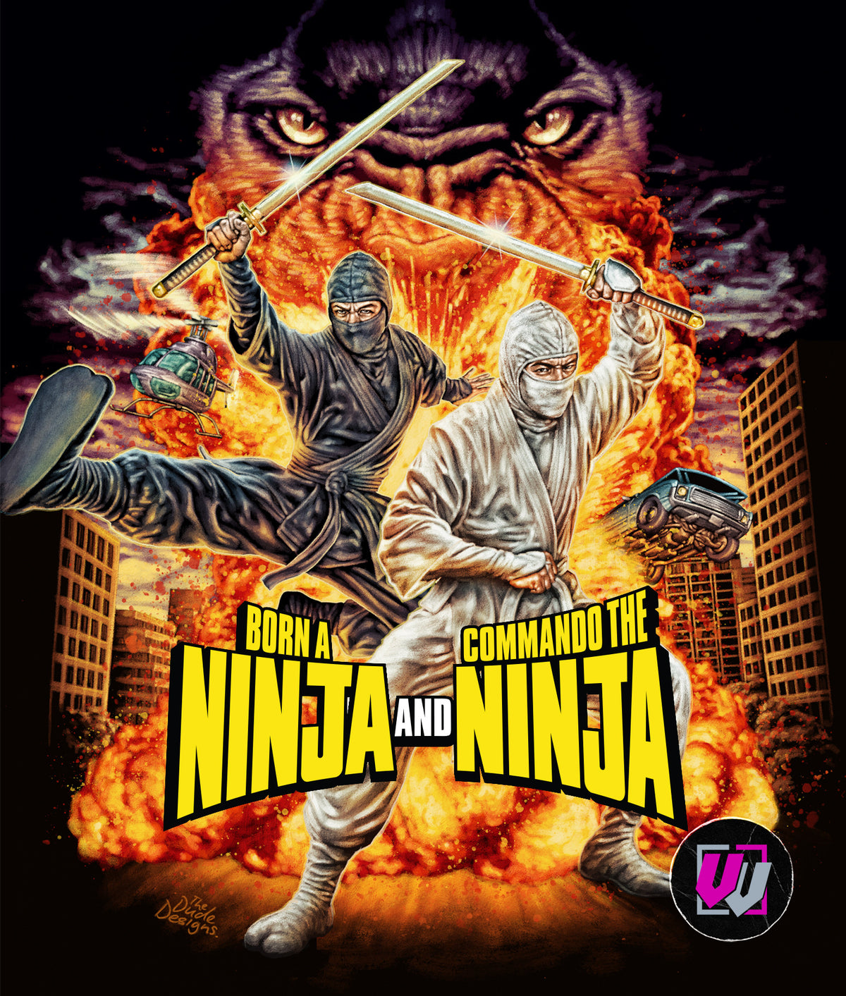 Front cover of Born A Ninja/Commando The Ninja Double Feature [Blu-ray]