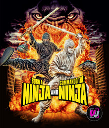 Front cover of Born A Ninja/Commando The Ninja Double Feature [Blu-ray]
