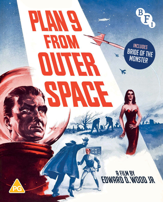 Front cover of Plan 9 From Outer Space (UK Import) [Region B Blu-ray]