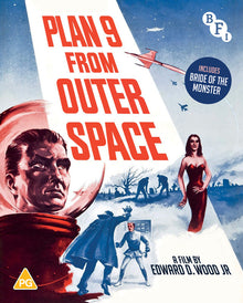 Front cover of Plan 9 From Outer Space (UK Import) [Region B Blu-ray]