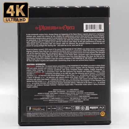 Back case of The Phantom of the Opera [4K Ultra HD + Blu-ray]
