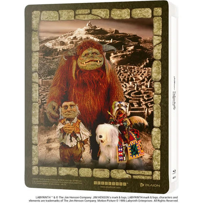 Back cover of Labyrinth Limited Edition Steelbook (UK Import) [4K Ultra HD + Region B Blu-ray]
