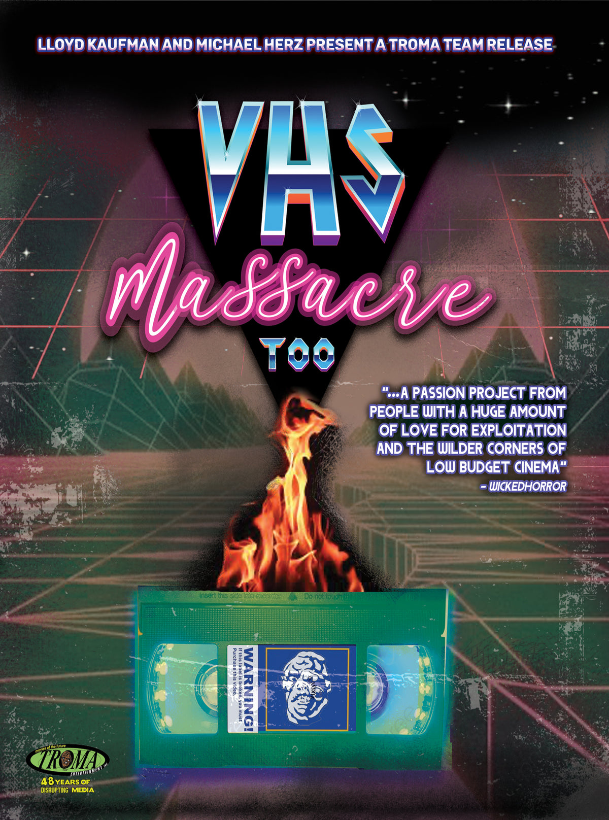 Front cover of VHS Massacre Too [Blu-ray]