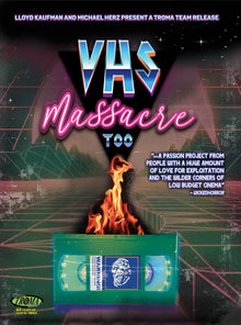 Front cover of VHS Massacre Too [Blu-ray]