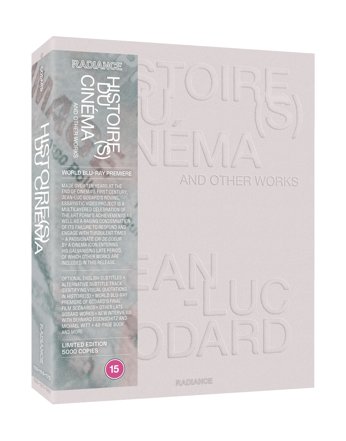 Front cover of Histoire(s) du cinema and other works Limited Edition [Region B Blu-ray Set] (UK Import)