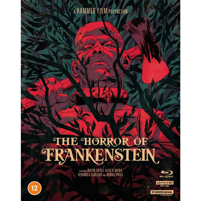 Front cover of The Horror of Frankenstein Limited Edition (UK Import) [4K Ultra HD + Region B Blu-ray]