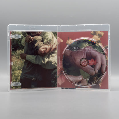Open case showing disc art of 7 Walks with Mark Brown [Blu-ray]