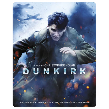 Front cover of Dunkirk Limited Edition Steelbook [4K Ultra HD + Region B Blu-ray] (UK Import)
