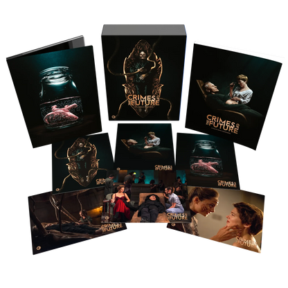 Box contents of Crimes Of The Future Limited Edition (UK Import) [4K Ultra HD + Region B Blu-ray]