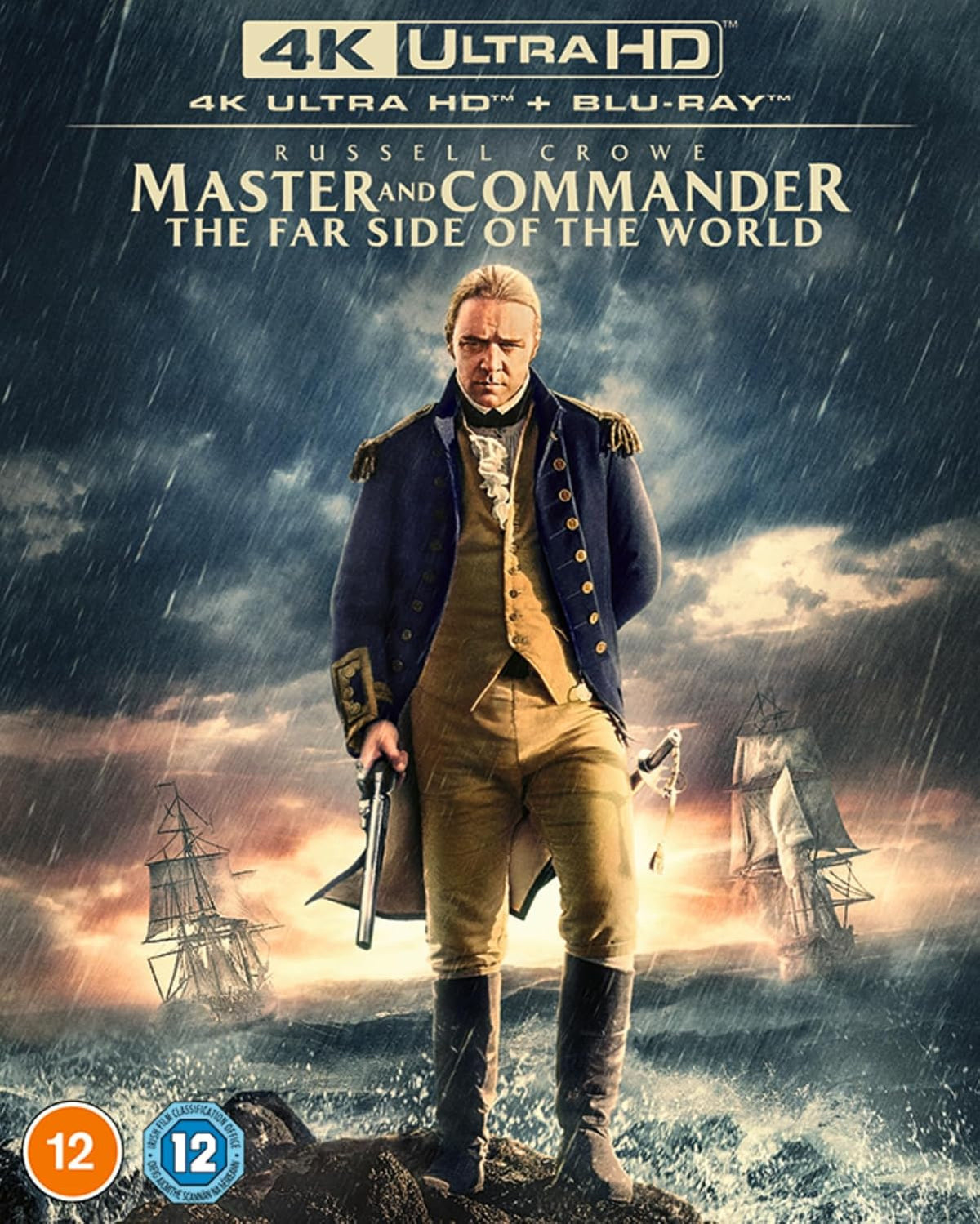 Front cover of Master and Commander: Far Side of the World (UK Import) [4K Ultra HD + Region B Blu-ray]