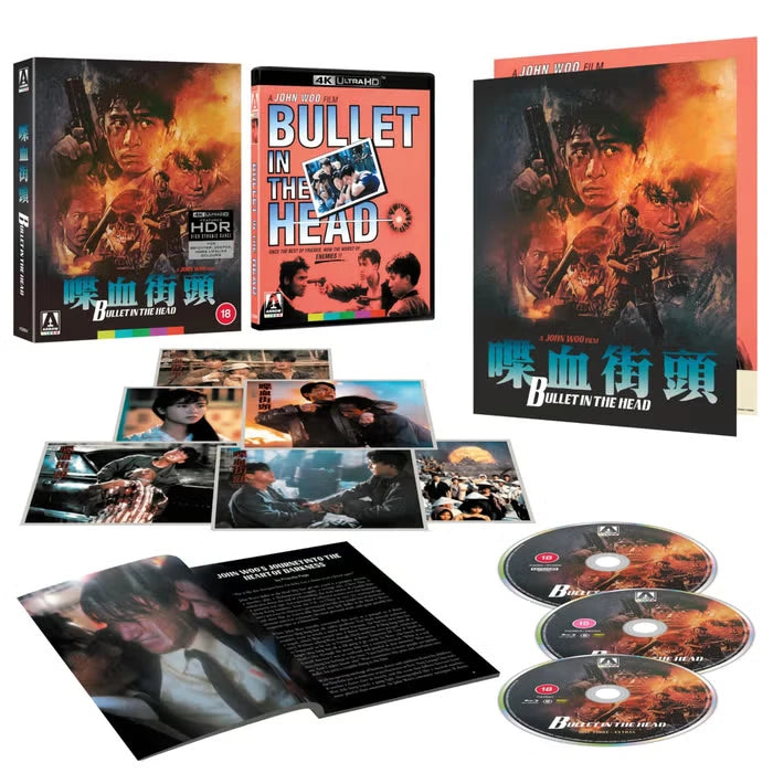 Box contents of Bullet in the Head Limited Edition (UK Import) [4K Ultra HD + Region B Blu-ray]