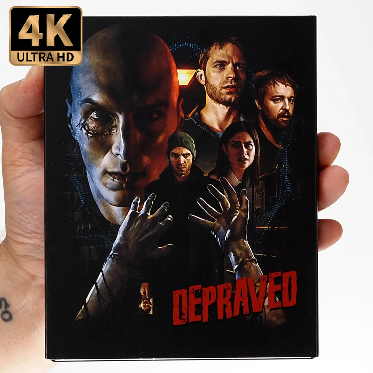 Front slipcover of Depraved [4K Ultra HD + Blu-ray Set]