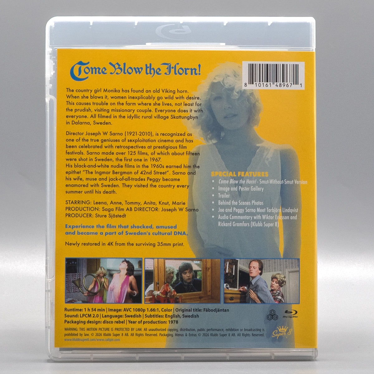 Back case of Come Blow the Horn! [Blu-ray]