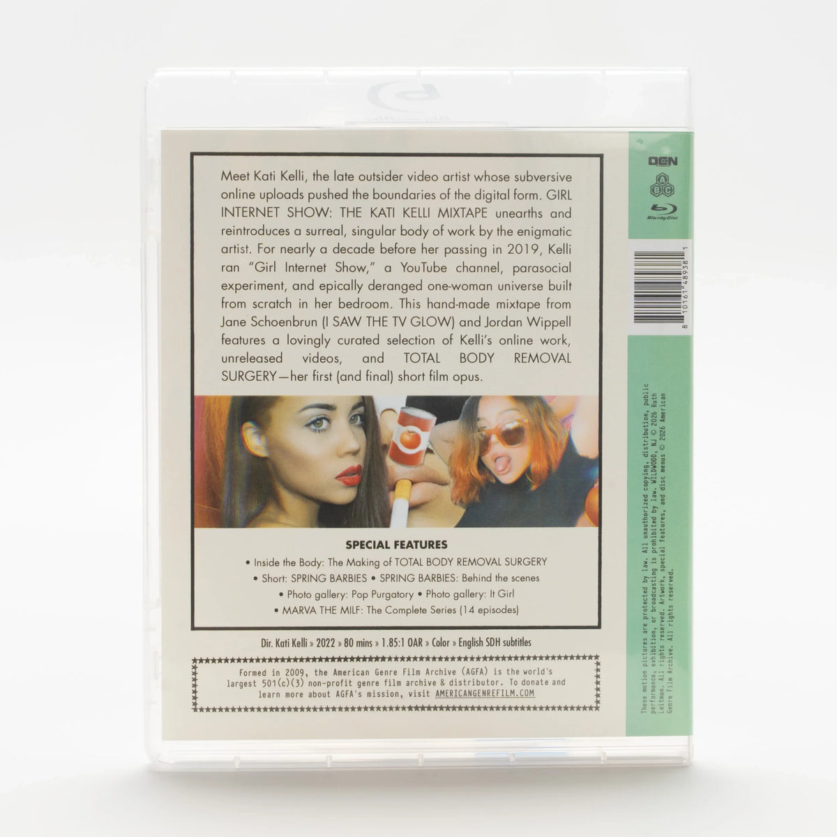 Back case of Girl Internet Show: A Kati Kelli Mixtape [Blu-ray]