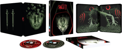Packshot of Saw II Limited Edition Steelbook (UK Import) [4K Ultra HD + Region B Blu-ray]