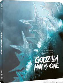 Front cover of Godzilla Minus One Limited Edition Steelbook (UK Import) [4K Ultra HD + Region B Blu-ray]
