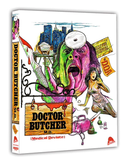 3D art of Doctor Butcher M.D. / Zombie Holocaust [4K Ultra HD + Blu-ray]