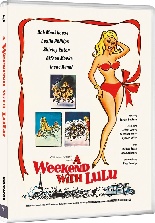 A Weekend With Lulu front cover from Hammer Volume Seven: Ships & Giggles Limited Edition (UK Import) [Region B Blu-ray]
