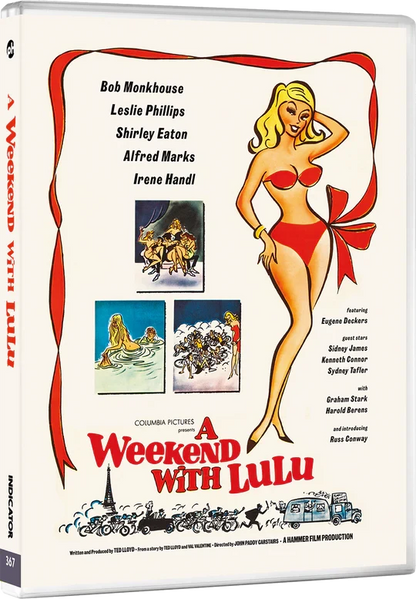 A Weekend With Lulu front cover from Hammer Volume Seven: Ships & Giggles Limited Edition (UK Import) [Region B Blu-ray]