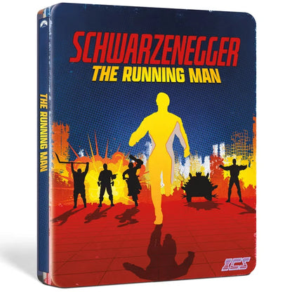 Front steelbook cover of The Running Man (1987) Limited Edition Steelbook (UK Import) [4K Ultra HD]